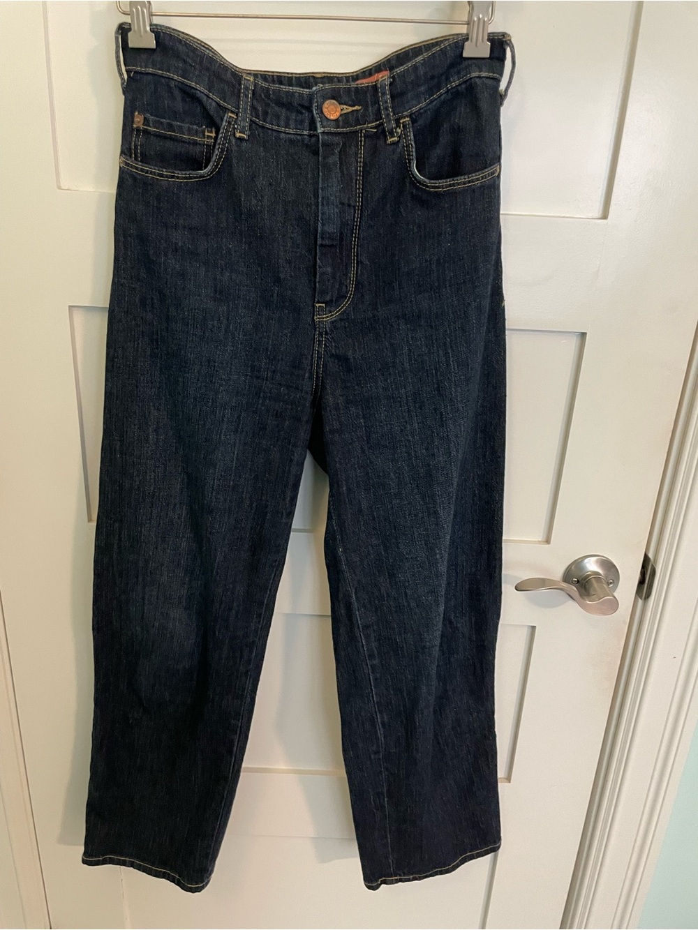 Pilcro Straight Leg Jeans in Dark Indigo